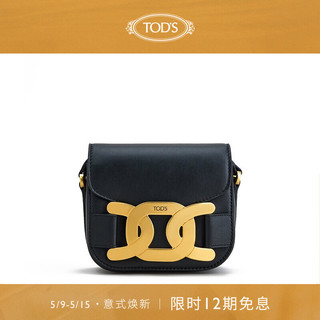 TOD'S 托德斯 官方正品2021春夏新品Kate包包女单肩斜挎包女包 XBWAOYJ0100ROR  黑色