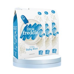 LittleFreddie 小皮 高铁有机大米粉宝宝辅食婴儿营养米糊钙铁锌米粉(6+月龄适用)160克*3盒