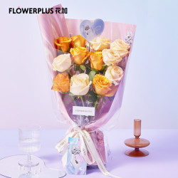 花加鲜花绿植 Flowerplus 花加5执念系列单品玫瑰花情人节鲜花配送表达爱花束多少钱 什么值得买