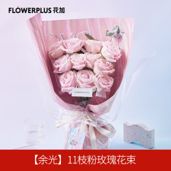 花加鲜花绿植 Flowerplus 花加各系列合集送女友爱人表白惊喜花束限定日期配送礼品鲜花11枝粉玫瑰花束5月日收花多少钱 什么值得买