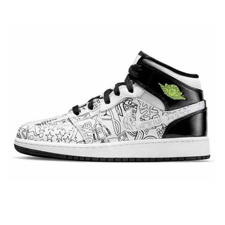 NIKE 耐克 Air Jordan 1 Mid SE 大童运动童鞋 DC4099-100