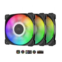 GEOMETRIC FUTURE 几何未来 小龙鳞2501B 机箱散热风扇 12cm RGB 三个装
