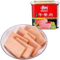 PLUS会员：GULONG 古龙食品 优质午餐肉罐头 340g