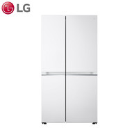 LG 乐金 御冰系列 655升超大容量双开门冰箱双门系对开门 智能变频 风冷无霜 内置保鲜蔬果抽屉 珠光白 S651SW16