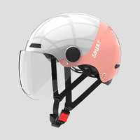 smart4u 蓝牙摩托车电动车3C认证头盔EH10B L 半月粉