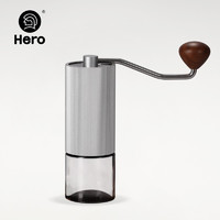 Hero 咖啡家居 螺旋桨S02手摇磨豆机 咖啡豆研磨机便携家用磨粉机手动咖啡机 枪灰色