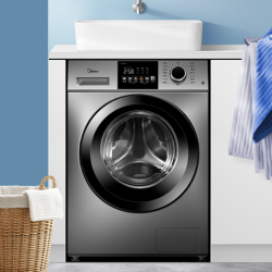 【省260元】美的洗衣机_midea 美的 简尚系列 mg100v33wy 滚筒洗衣机 