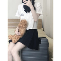 东京岁时记JK JK制服 幻海之城 女士刺绣衬衫 白色