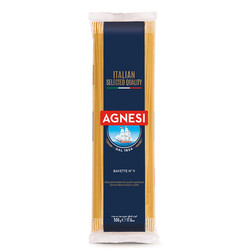 Agnesi 安尼斯 进口9号扁长型意大利面家用意面快熟速食儿童拌面低脂意粉