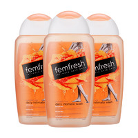 femfresh 芳芯 私处护理液250ml*3洋甘菊去异味私密处女性呵护