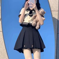 JK制服 千户女子 女士的短袖水手服上衣