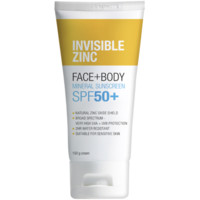 Invisible Zinc 【4件用码PDMY4免邮】【物理型防晒】Invisible Zinc 面部身体防晒霜 SPF50+ 150g