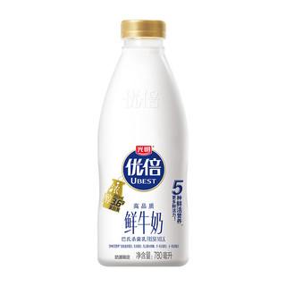 优倍 高品质 鲜牛奶 780ml