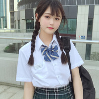 蝶衣制服馆 莺时 JK制服 女士短袖角襟