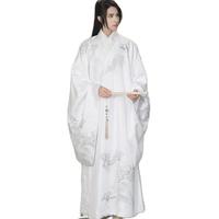 如夢霓裳 云楼春联名款 明制汉服 孙玉楼 男士对襟广袖道袍 白色 165