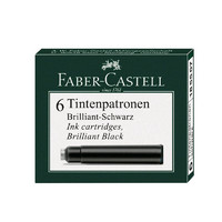 FABER-CASTELL 辉柏嘉 185507 墨胆 黑色 6支装