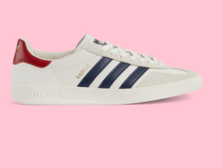 白色皮革adidas X Gucci联名系列男士gazelle运动鞋 报价价格评测怎么样 什么值得买