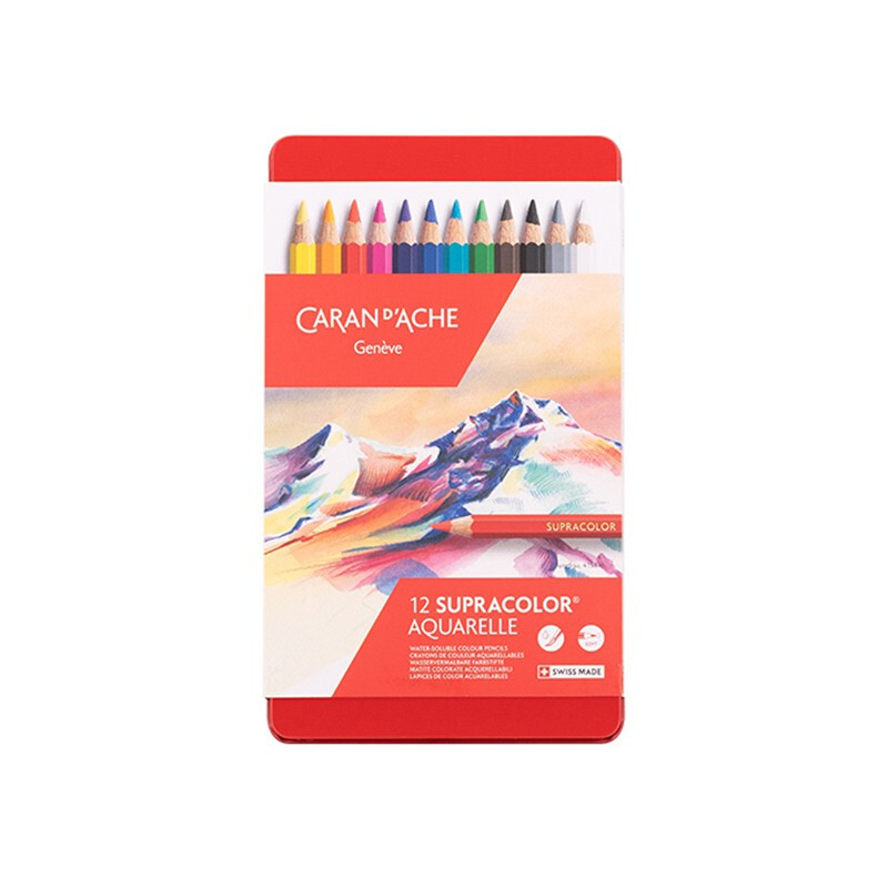 瑞士凯兰帝CARAN D'ACHE 48色油画棒纸板礼盒装NEOPASTEL系列原装进口
