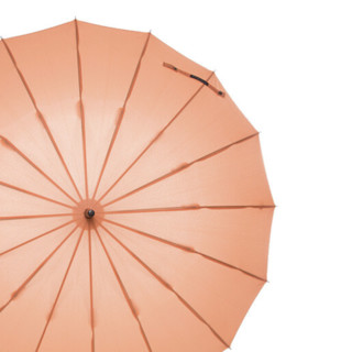 MaBu 16J系列 16骨直杆雨伞 纯色款 橙色