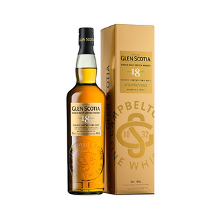 Loch Lomond 罗曼湖 格兰帝（GLEN SCOTIA）18年 单一麦芽威士忌苏格兰原装进口洋酒46度700ml罗曼湖集团
