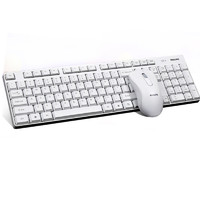 PHILIPS 飞利浦 无线键盘鼠标套装 办公家用防水省电 电脑笔记本无线键鼠 白色