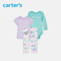 Carter's 孩特 儿童短袖哈衣+连身衣+长裤3件套