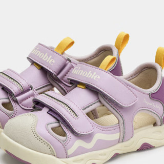 Ginoble 基诺浦 TXG1181 儿童凉鞋 紫色/象牙白 170码