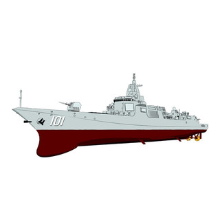 MAGIC FACTORY 魔力工厂 055驱逐舰模型1:200 3G模型 魔力工厂拼装舰船 1004 055型导弹驱逐舰