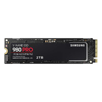 SAMSUNG 三星 980 PRO SSD固态硬盘PCIe NVMe Gen4 SSD M.2 2TB