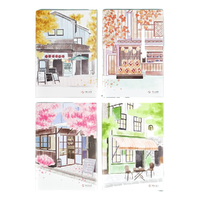 SNSIR 申士 2325-8 胶套笔记本 A5 花期未定 4本装