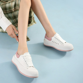 FED 女士低帮休闲鞋 ADS123 白色/粉色 38
