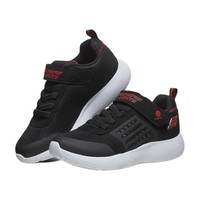 SKECHERS 斯凯奇 Dyna-Lights 男童休闲运动鞋 90740L/BKRD 黑色/红色 33.5码