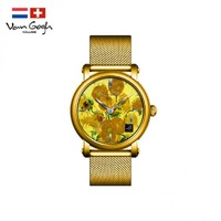 荷兰VanGogh·梵高手表向日葵Lady 13-GM瑞士机芯女士石英手表