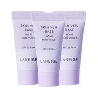 LANEIGE 兰芝 雪纱隔离霜妆前乳 紫色中小样 10ml*3支