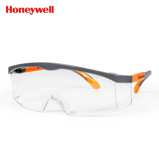 霍尼韦尔 护目镜120310 S200G活力橙 透明镜片 男女防风 防沙 防尘 防雾眼镜