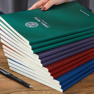 嘉然恒 BJB-20295 A4胶钉式装订笔记本 方格款 紫色 单本装