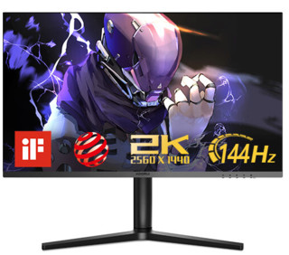 KOORUI 科睿 27E1Q Plus 27英寸 VA G-sync FreeSync 显示器 (2560×1440、144Hz、99%sRGB）