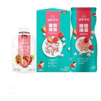BEINGMATE 贝因美 宝宝零食组合 果汁泥+泡芙+溶豆 190g