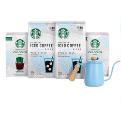 STARBUCKS 星巴克 冰咖啡 花榭清风挂耳咖啡*2+花榭清风咖啡粉*2