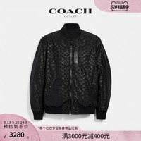 COACH 蔻驰 奥莱男士经典老花标志MA-1夹克休闲外套