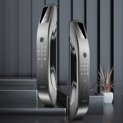 horow希箭智能锁全自动家用可视猫眼指纹锁智能门锁