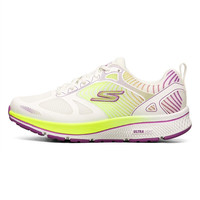 SKECHERS 斯凯奇 Go Run Consistent 女子跑鞋 128272/WPR 荧光绿/紫色 39.5