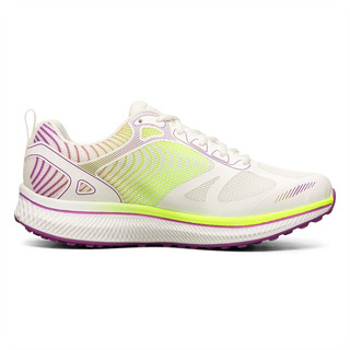 SKECHERS 斯凯奇 Go Run Consistent 女子跑鞋 128272/WPR 荧光绿/紫色 39.5
