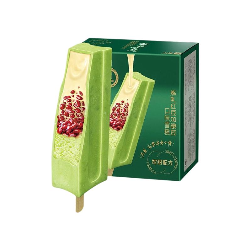 mengniu 蒙牛 炼乳红豆加绿豆口味雪糕 68g*6支