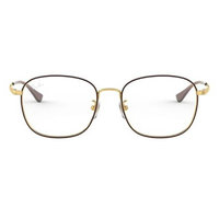 Ray-Ban 雷朋&ZEISS 蔡司 ORX6418D 黑金金属眼镜框+1.59折射率 防蓝光镜片