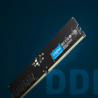Crucial 英睿达 64GB（32GB×2）套装 DDR5 4800频率 台式机内存条