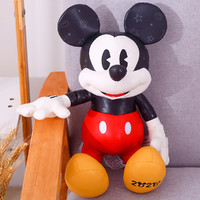 Aoger 澳捷尔 迪士尼正版授权米奇公仔PU皮革娃娃玩偶高档米老鼠毛绒玩具摆件