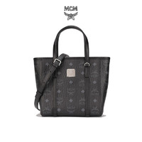 MCM Toni Visetos系列 女士购物袋 MWPAATN04BK001 黑色 迷你