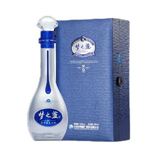 YANGHE 洋河 梦之蓝 蓝色经典 M9 52%vol 浓香型白酒 500ml*4瓶 整箱装