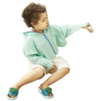 i-baby 儿童拼接斗篷款防晒衣（多款任选）